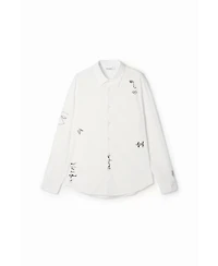 Desigual Men's Embroidered details shirt