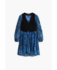 Desigual Women's 2-in-1 vest dress