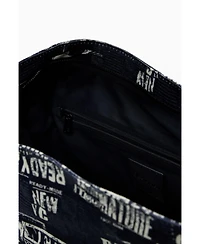 Desigual Women's Medium newspaper shoulder bag