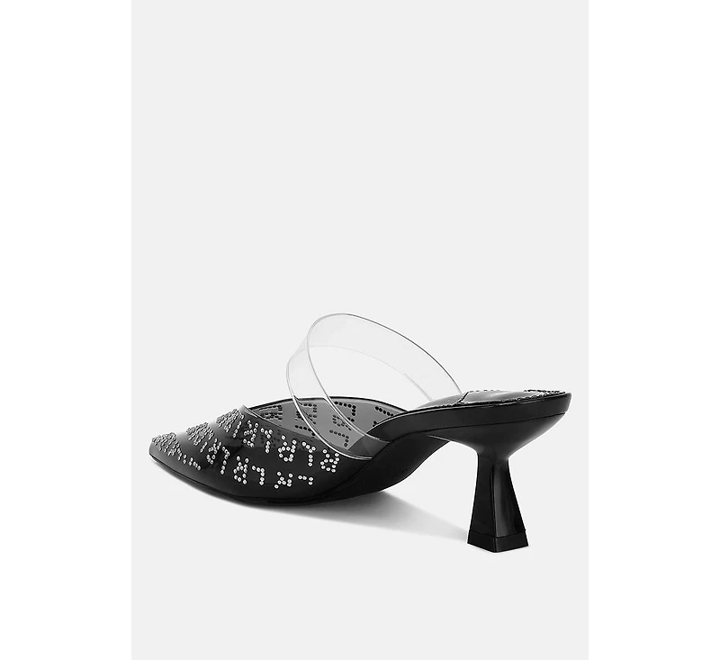 Holin Pointed Toe Kitten Heels Women