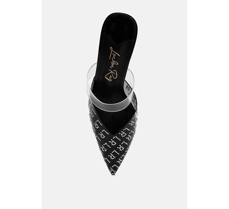 Holin Pointed Toe Kitten Heels Women