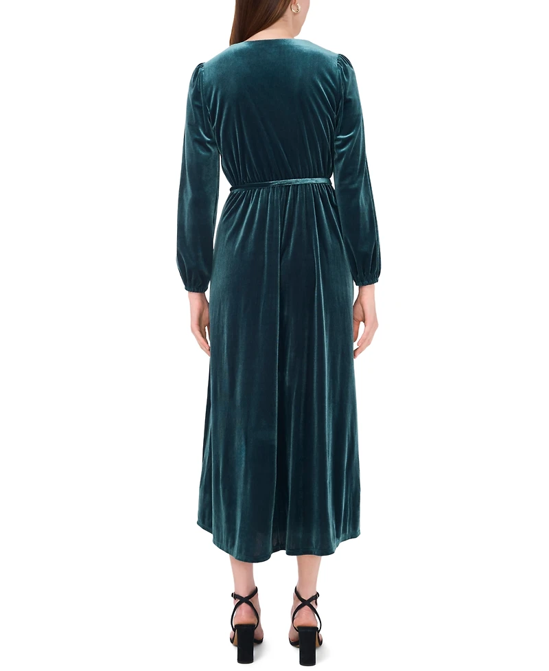 Msk Petite Velvet Dress