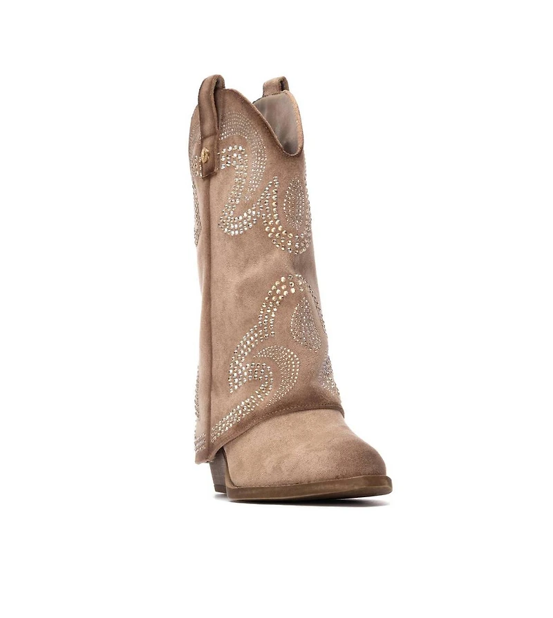 Xti Women's Suede Foldover Booties By