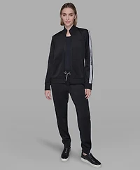 Karl Lagerfeld Paris Women's Logo Tape Jogger