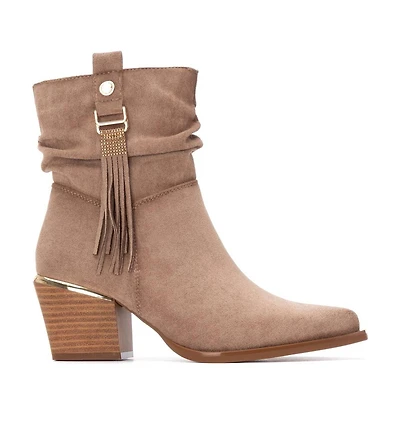 Xti Women's Suede Italian Western Booties By