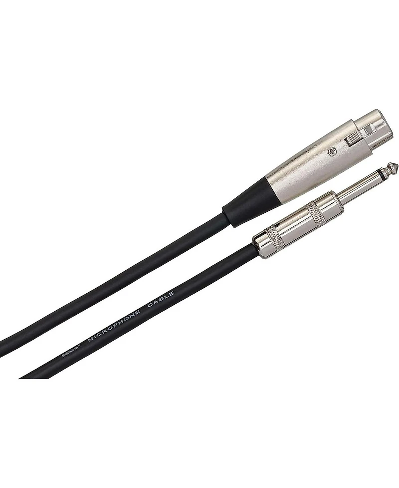 Hosa Technology Microphone Cable, Hosa XLR3F to 1/4" Ts, 10'