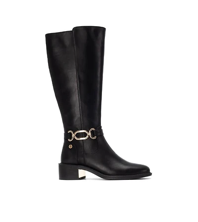 Women's Block Heel Tall Boots By Xti