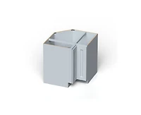 Casainc W33"x D24"x H34.5" Kitchen Corner Base Cabinet