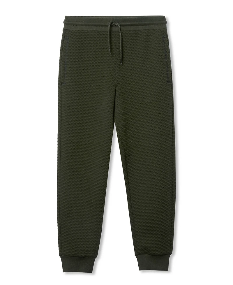 Lands' End Boys Iron Knee Texture Knit Jogger