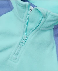 Lands' End Girls Every Day Fleece Quarter Zip