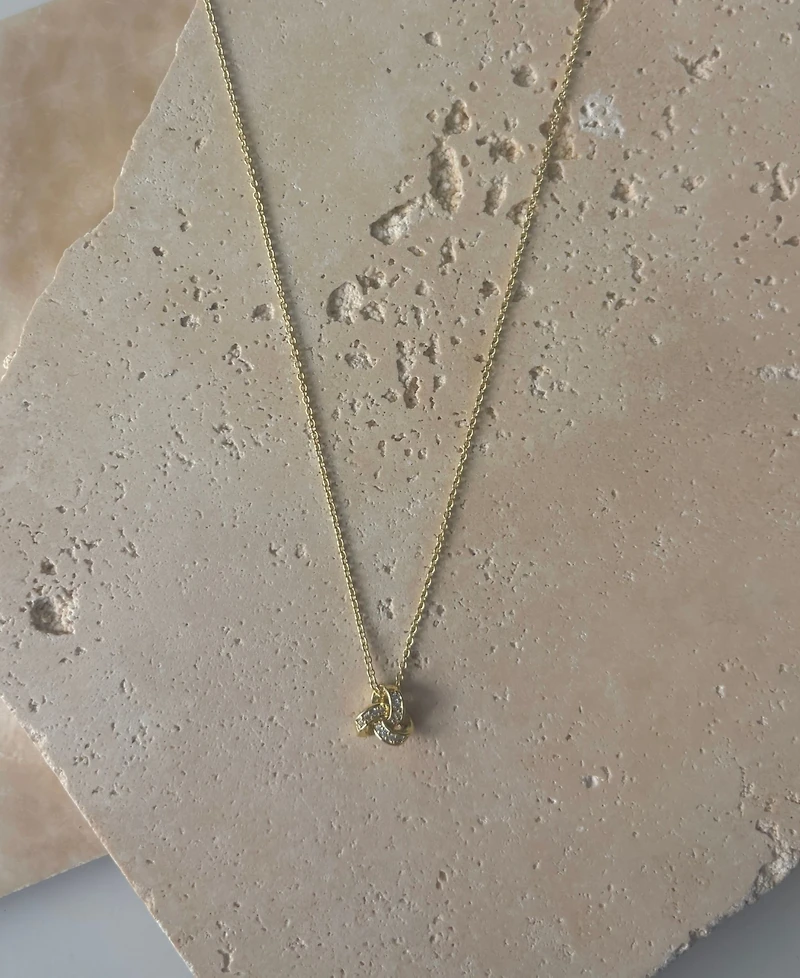 Adornia Gold Cubic Zirconia Halo Heart Necklace