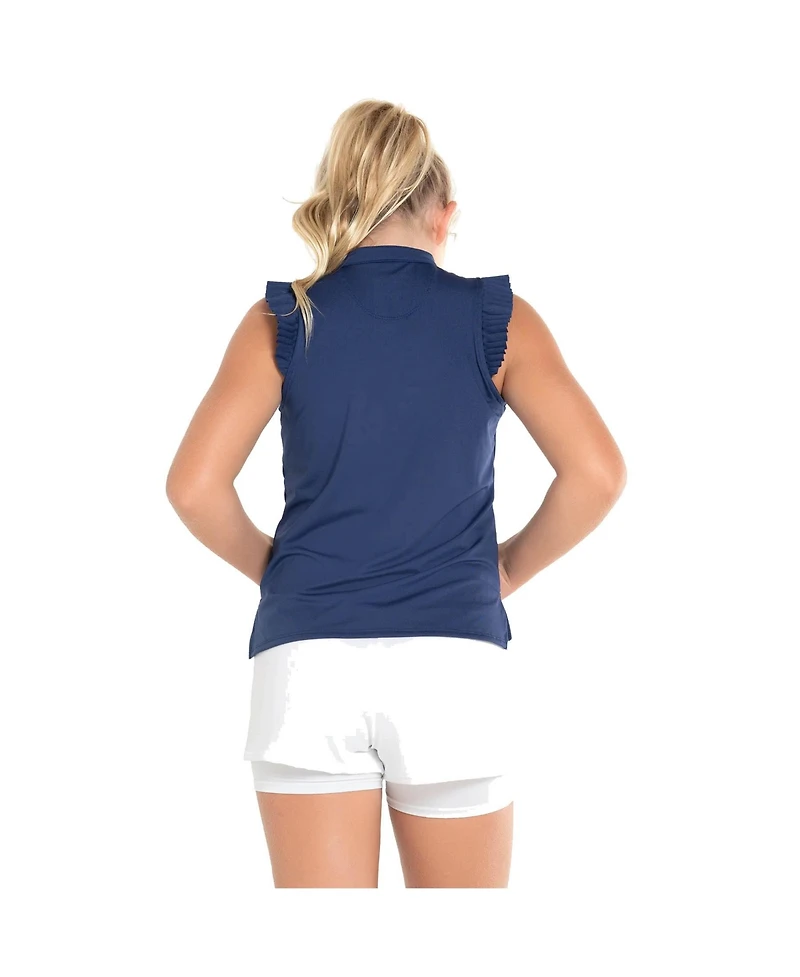 Lucky Love Girls Pleat Me Up Sleeveless Golf Polo