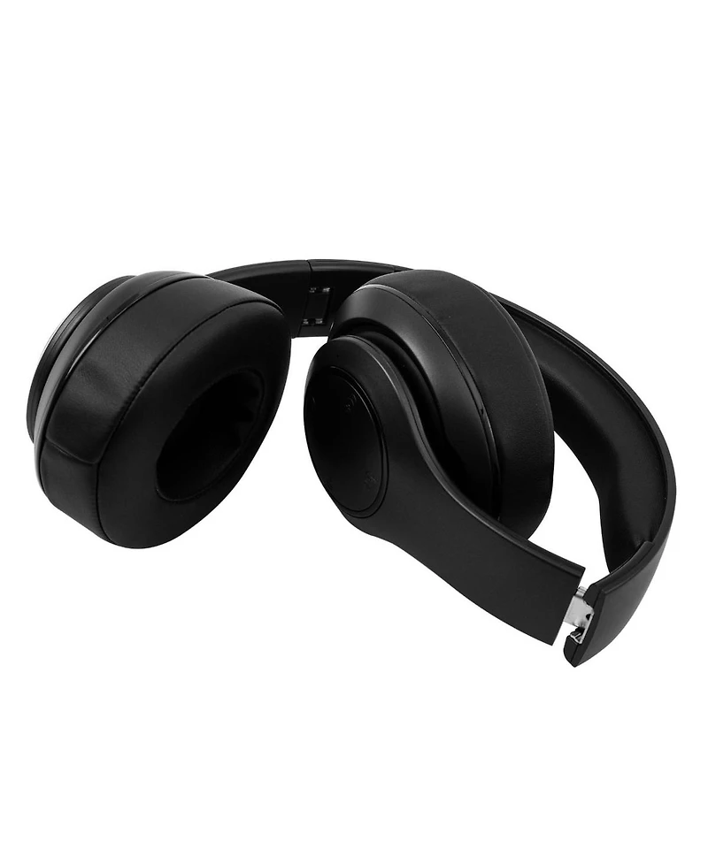 RadioShack Bluetooth 5.4 Over The Head Headphones With On-Ear Controls and 400 Mah Rechargeable Battery 3304403 Black
