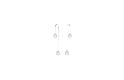 Lucy Quartermaine Double Pearl Earrings