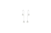 Lucy Quartermaine Double Pearl Earrings