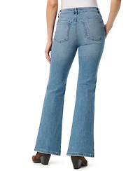 Gloria Vanderbilt Petite Amanda Essential Flared High-Rise Jeans