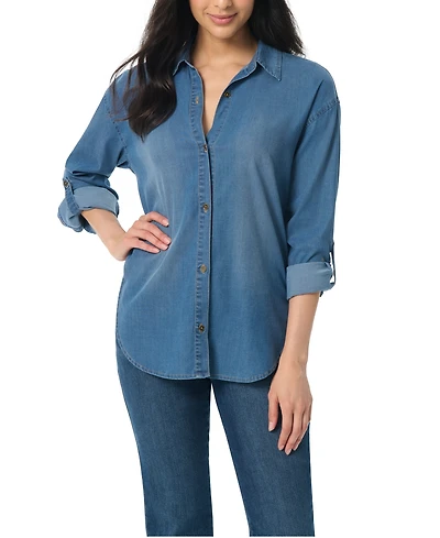 Gloria Vanderbilt Women's Petite Amanda Long Sleeve Shirt