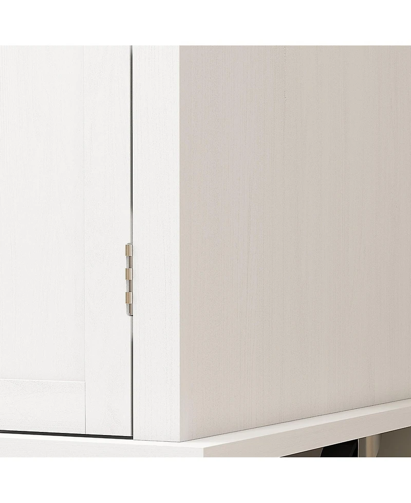 Slickblue Spacious Kitchen Storage Cabinet with Doors and Shelves for Pantry and Dining Essentials