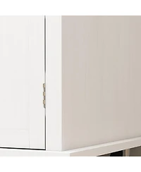 Slickblue Spacious Kitchen Storage Cabinet with Doors and Shelves for Pantry and Dining Essentials