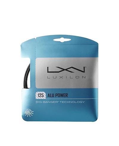 Luxilon Alu Power 16L Black Tennis String - Black