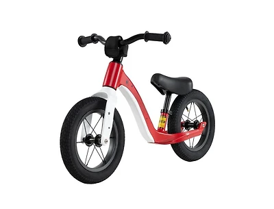 12-Inch Balance Bike with Adjustable Seat & Rotatable Handlebar – Red