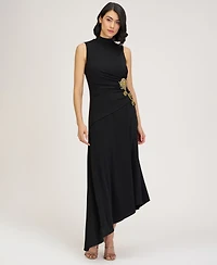 Js Collections Women's Mock Neck Andrea Cocktail Dress