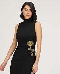 Js Collections Women's Mock Neck Andrea Cocktail Dress