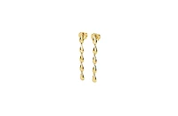 Lucy Quartermaine Tear Drop Earrings in gold Vermeil