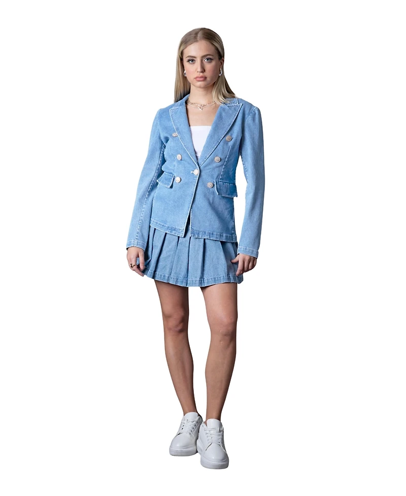 Blue Revival Women's Miley Stretch Denim Blazer