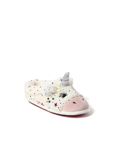 Dearfoams Kid's Peyton Animal Slip-On Clog House Slipper