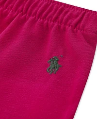 Polo Ralph Lauren Girls Toddler 2T-4T 2-Piece Button Up Shirt and Pants Set