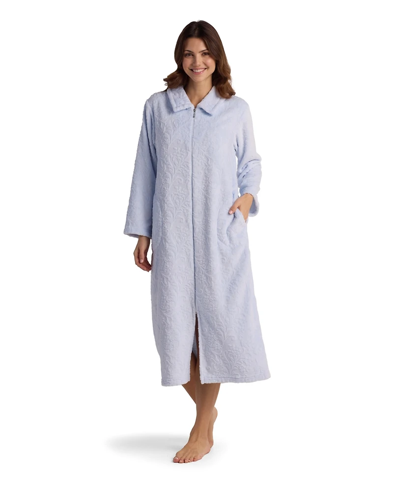 Miss Elaine Women's Collared Long Robe