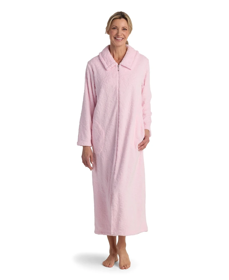 Miss Elaine Women's Collared Long Robe