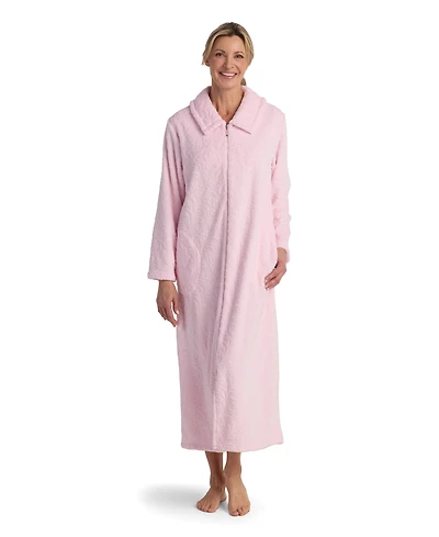 Miss Elaine Women's Collared Long Robe