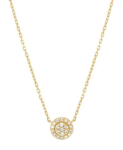 Macy's Diamond Necklace (1/10 ct. t.w.) in 14k Yellow Gold