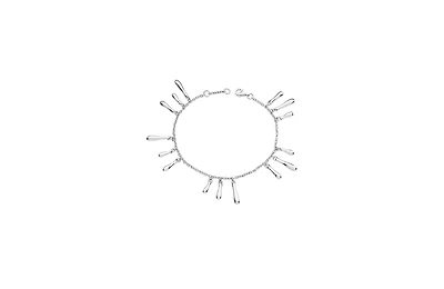 Lucy Quartermaine Drop Cluster Bracelet