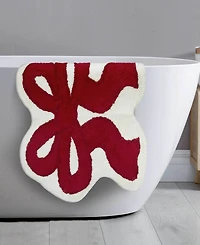 Avanti Christmas Bows Polyester Bath Rug, 29" x 22"