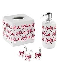 Avanti Christmas Bows Resin Lotion Dispenser
