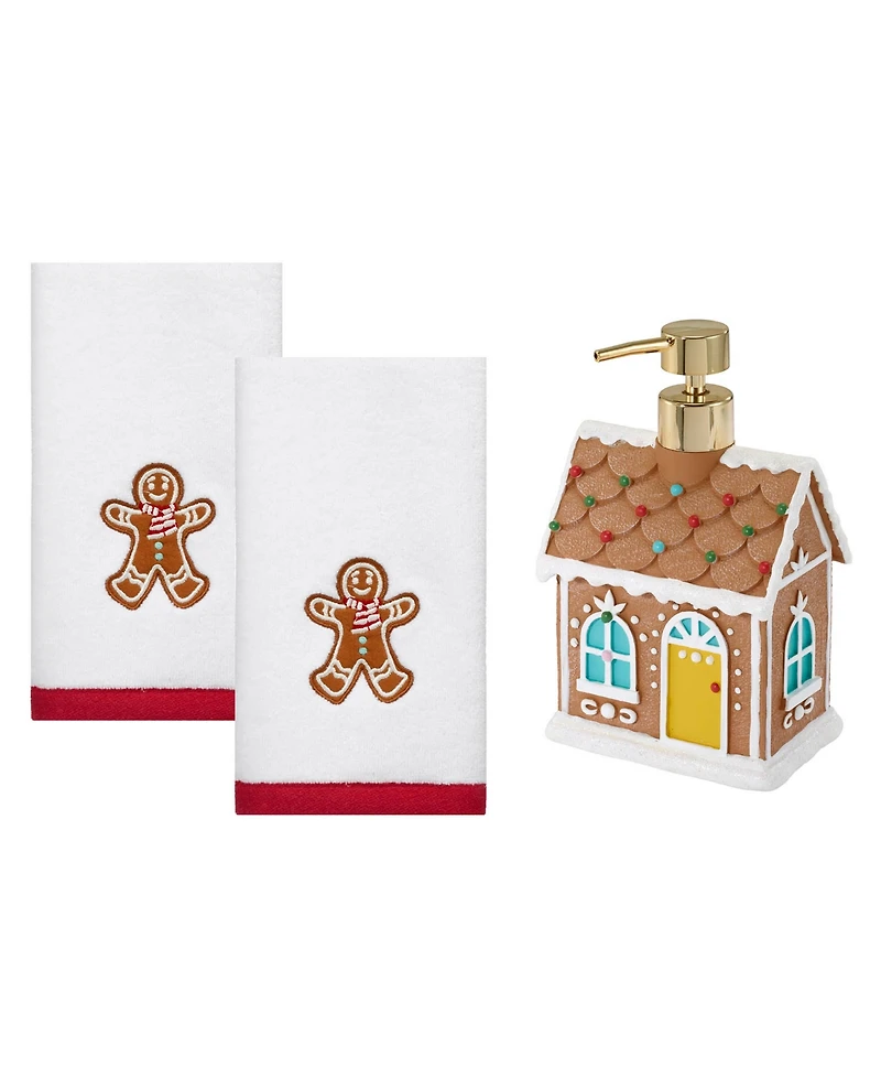 Avanti Sweet Treat Resin Lotion and Pump 2-Pc. Cotton Fingertip Towel Set