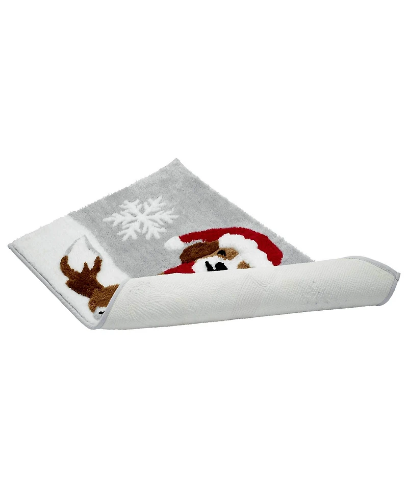 Avanti Puppy Santa Polyester Bath Rug, 20" x 32"