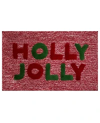 Avanti Holly Jolly Polyester Bath Rug, 20" x 32"