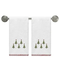 Avanti Ribbon Tree Cotton 2-Pc. Hand Towel Set, 28" x 16