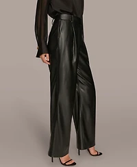 Donna Karan New York Women's Pleated Straight Pants