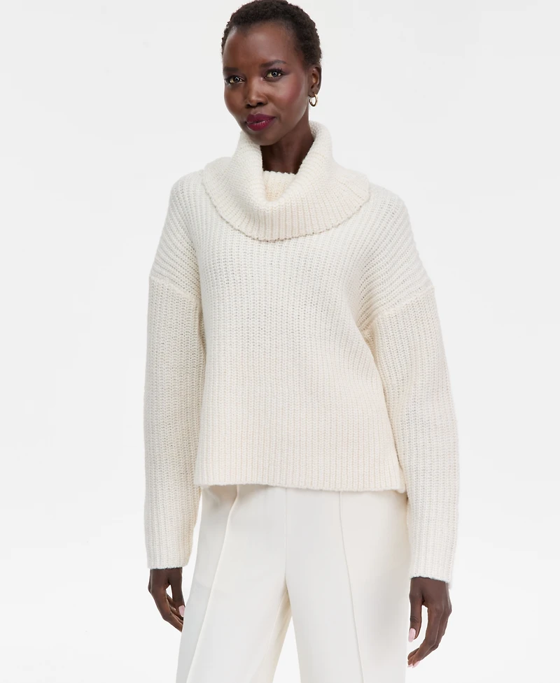 I.n.c. International Concepts Women's Chunky Turtleneck Sweater, Macy's Exclusive