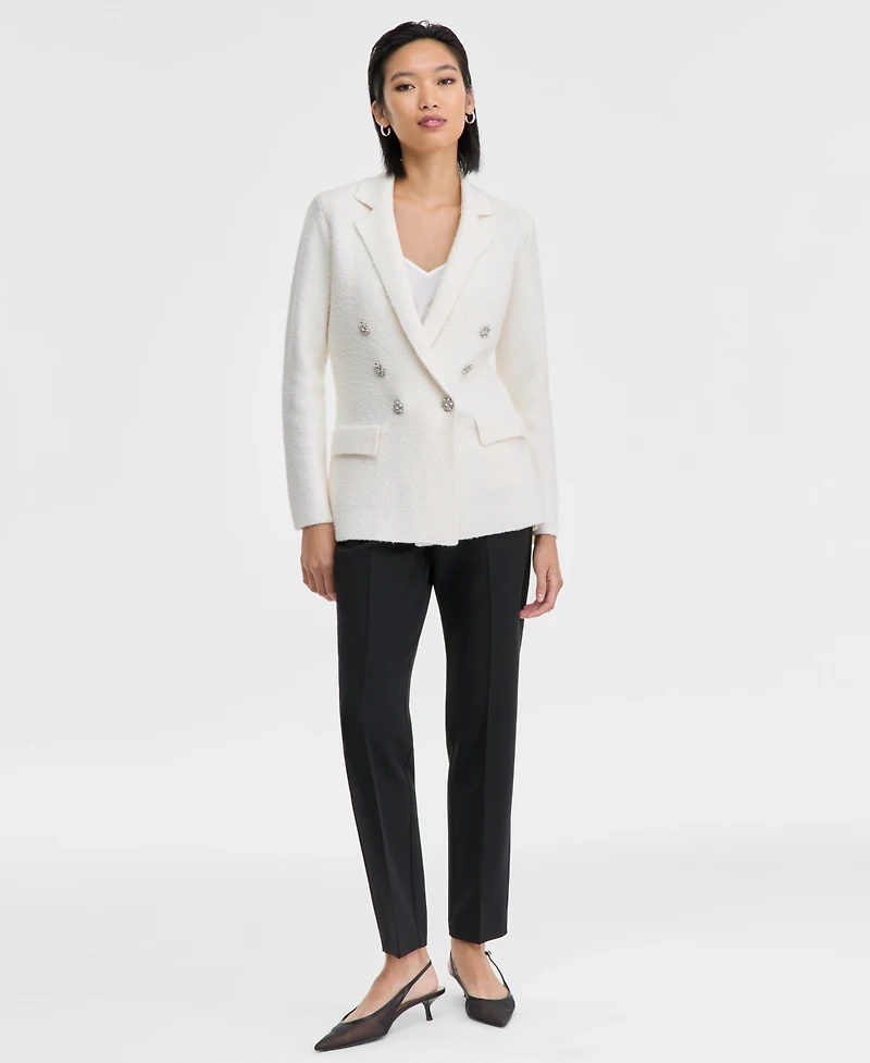 I.n.c. International Concepts Women's Boucle Sweater Blazer, Macy's Exclusive