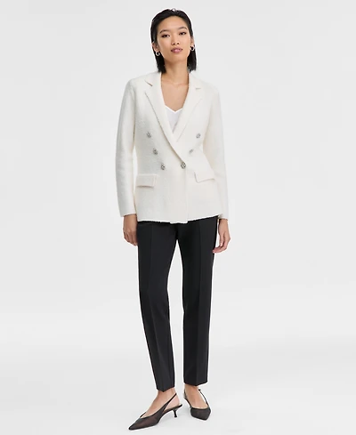 I.n.c. International Concepts Women's Boucle Sweater Blazer, Macy's Exclusive