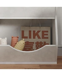 gaomon Toy Storage Shelf, Bookshelf for Storing Books and Toys, Suitable for Both Boys and Girls, Multi-Tier Bookshelf Suitable for Game Rooms and Chi
