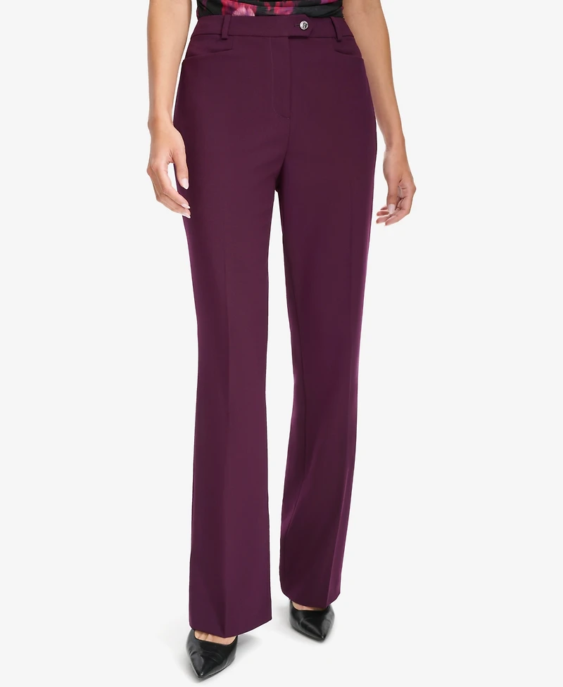 Calvin Klein Women's Modern Fit High-Rise Pants