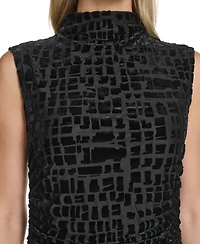 Calvin Klein Women's Mock Neck Sleeveless Top