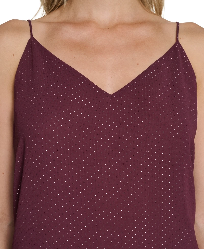 Calvin Klein Women's Metallic Dot Cami Top